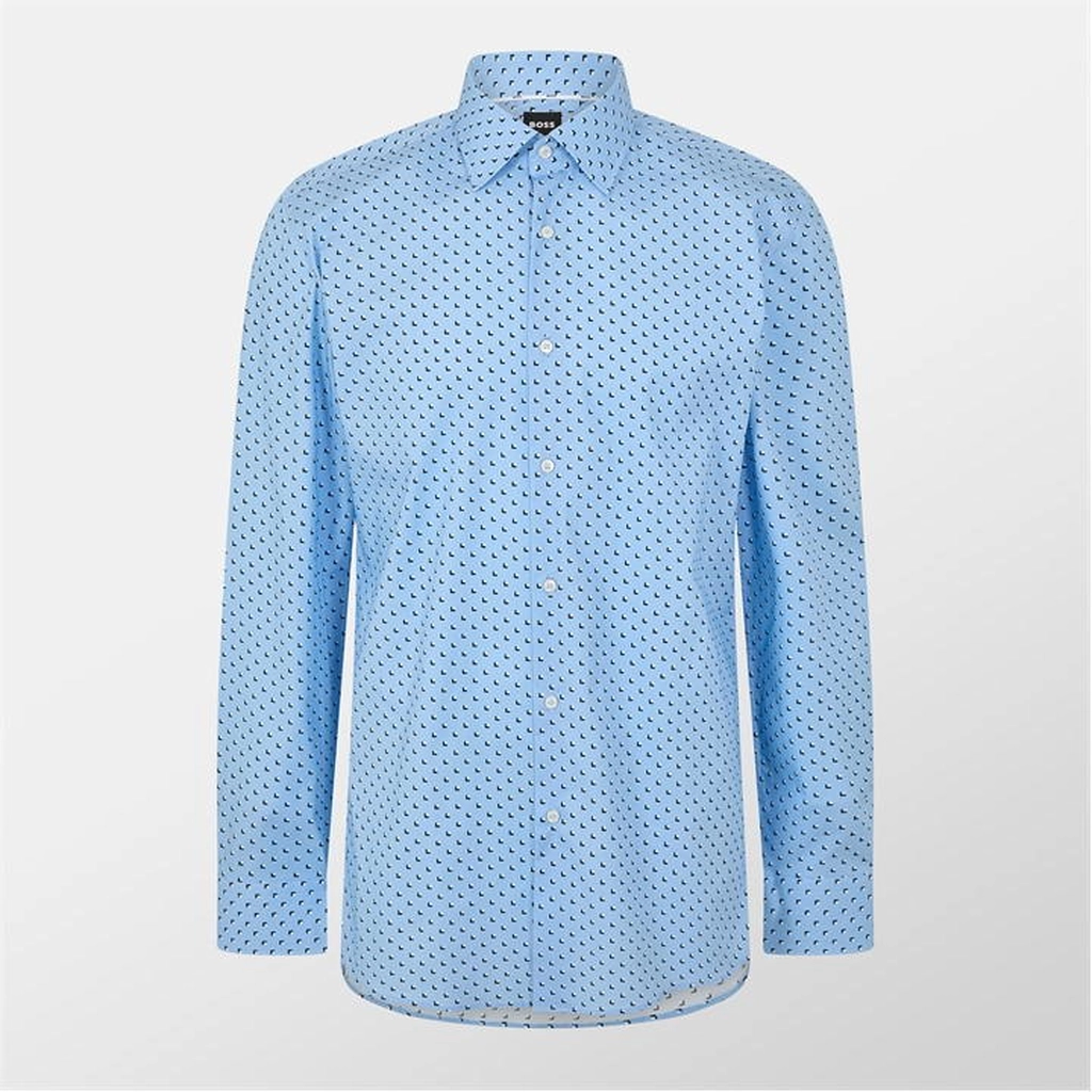 Hugo Boss H-Hank-Kent-C1-214 10264142 01 Plain Shirt Mens - White